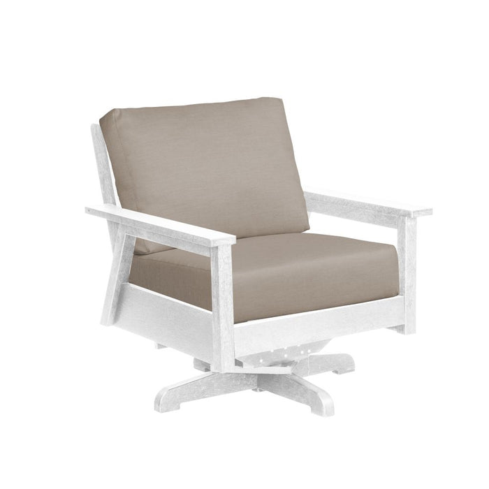 C.R. Plastic Tofino Swivel Arm Chair