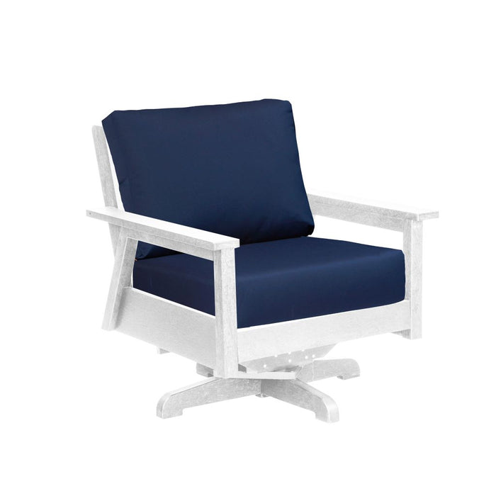 C.R. Plastic Tofino Swivel Arm Chair