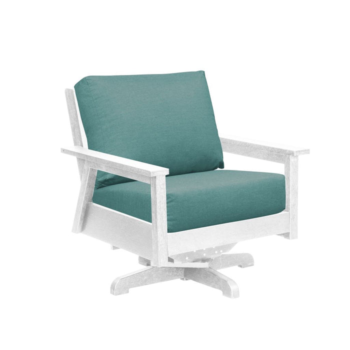 C.R. Plastic Tofino Swivel Arm Chair