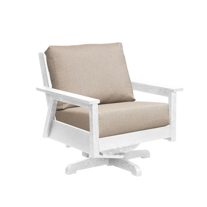 C.R. Plastic Tofino Swivel Arm Chair