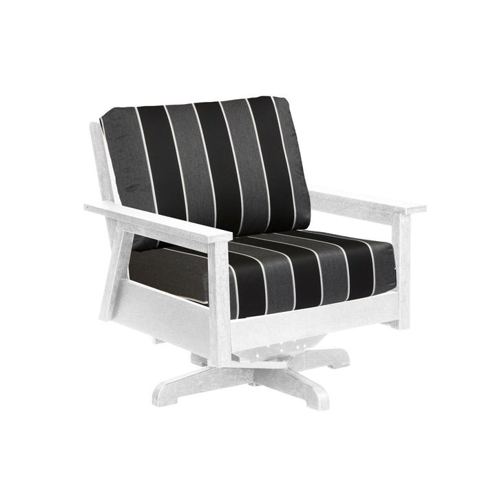 C.R. Plastic Tofino Swivel Arm Chair