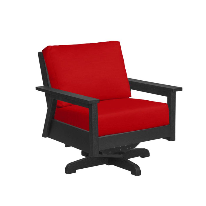 C.R. Plastic Tofino Swivel Arm Chair