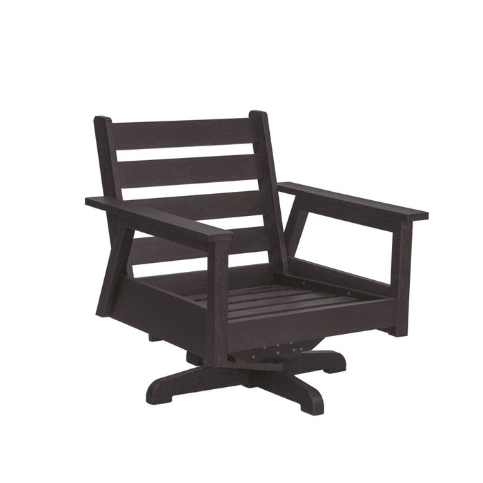 C.R. Plastic Tofino Swivel Arm Chair