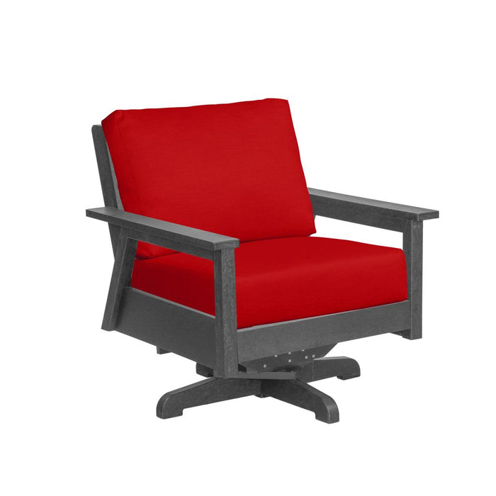 C.R. Plastic Tofino Swivel Arm Chair