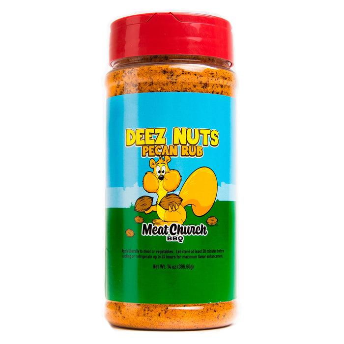 Deez Nuts Honey Pecan Rub, 14 oz Shaker