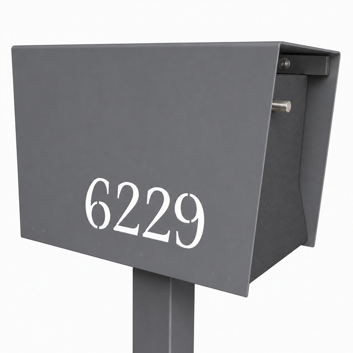 UptownBox-2.0 in DESIGNER GREY - Modern Mailbox