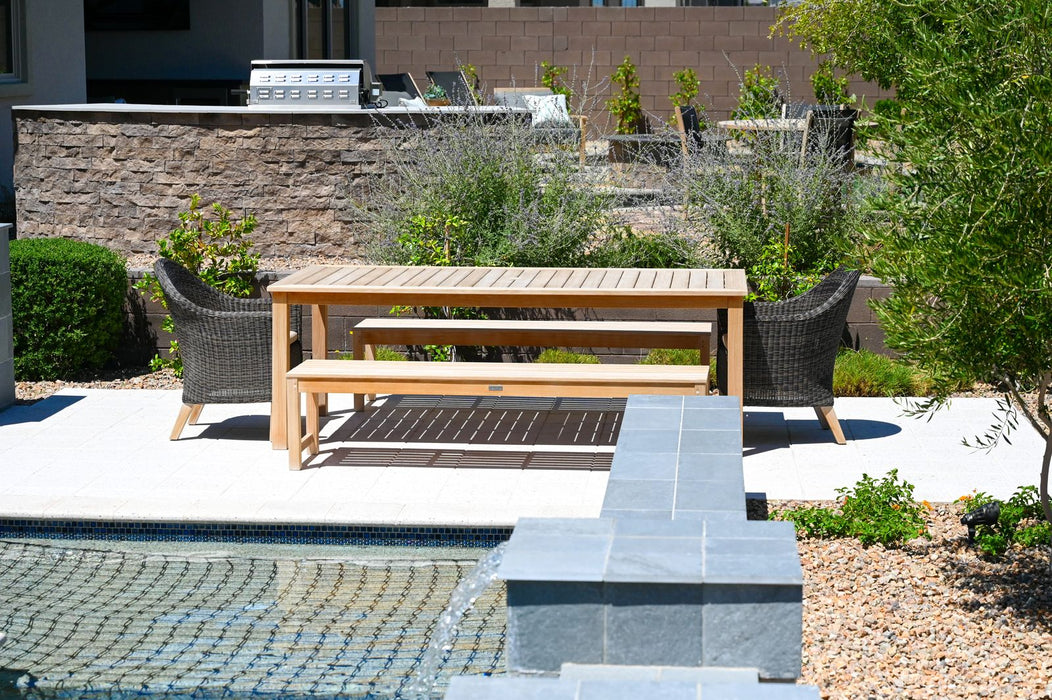 Three Birds Casual Charleston Backless Bench 6