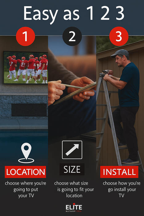 160" (13.33 ft) Outdoor TV