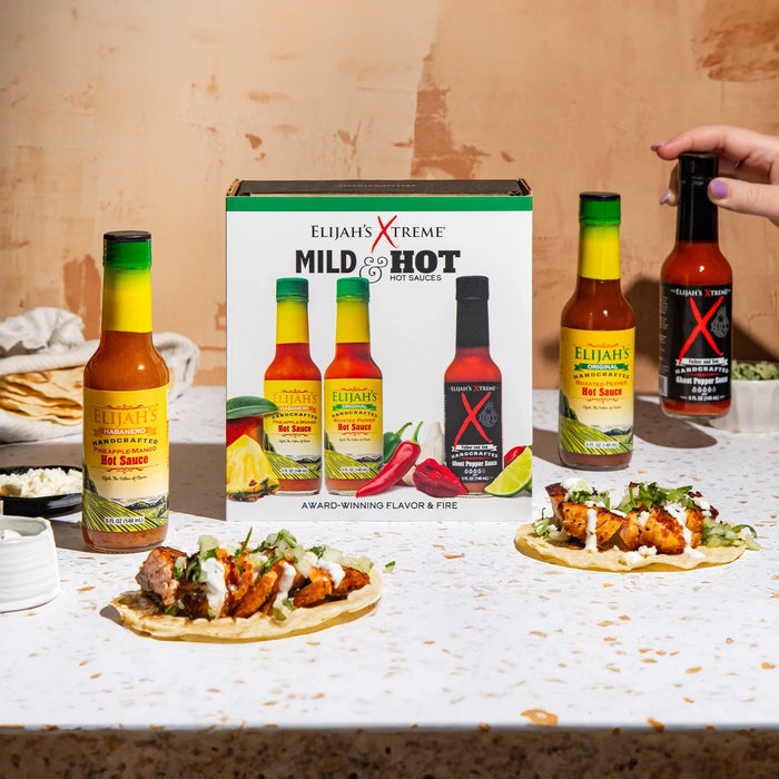 Mild & Hot Trio Hot Sauce Set