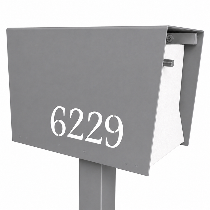 UptownBox-2.0 in DESIGNER GREY - Modern Mailbox