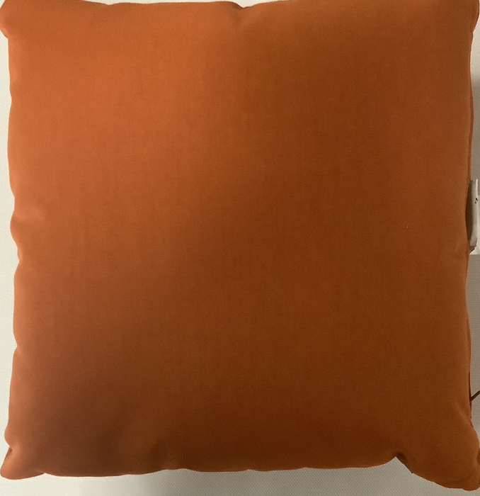 Throw Pillow 16" Sq, Canvas Rust, FF54010-0000, Closeout