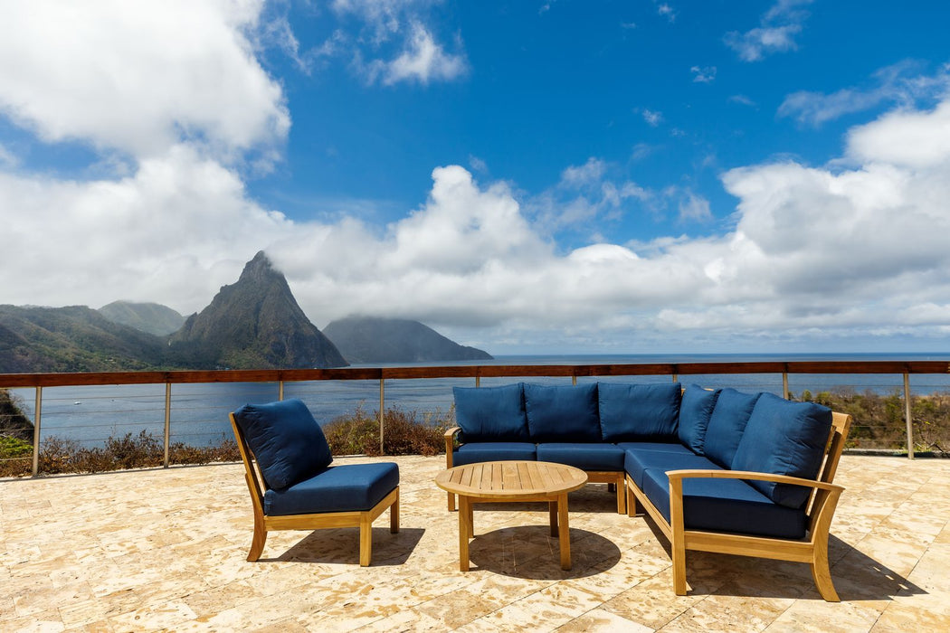 Three Birds Casual St. Lucia Left Facing Settee