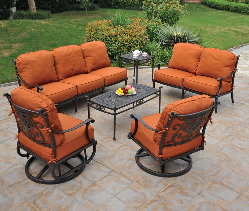 Hanamint Grand Tuscany Club Swivel Rocker with Cushion