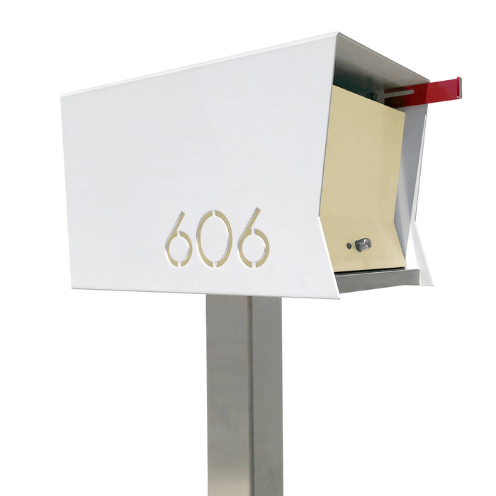 The Original Retrobox in ARCTIC WHITE - Modern Mailbox
