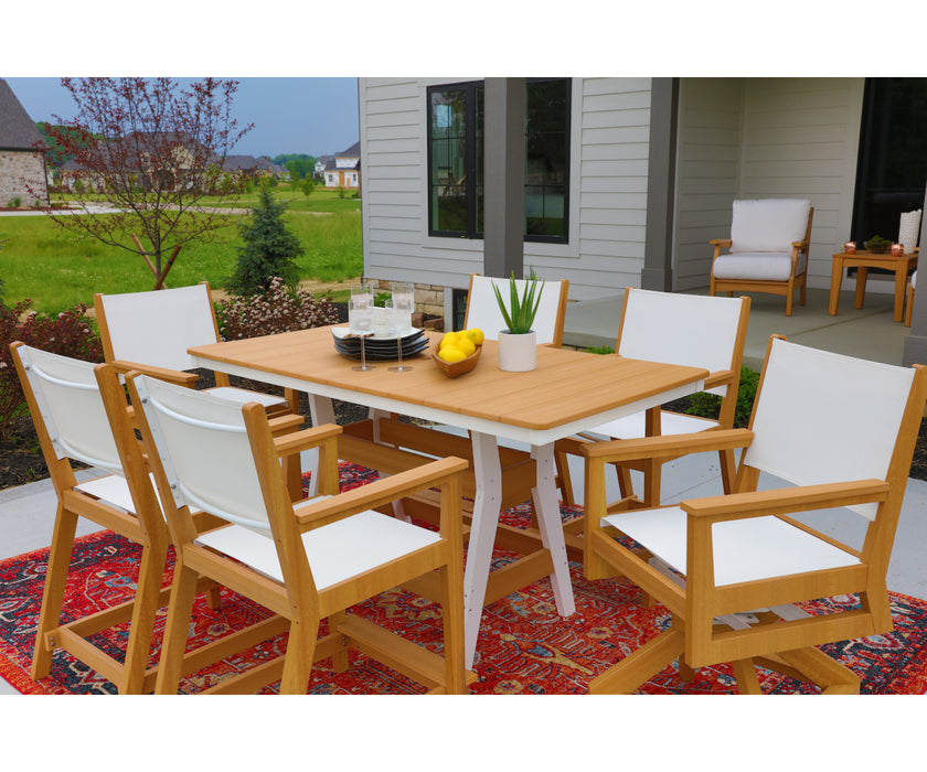 Berlin Gardens Harbor 66″ Rectangular Counter Height Table