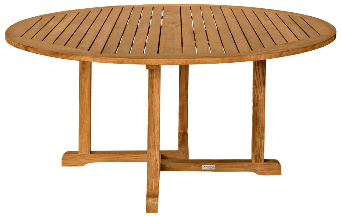 Three Birds Casual Oxford Round Dining Table 60"