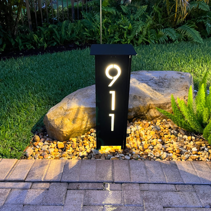 RadiantLight 27" ADDRESS MARKER Landscape Light - Garden Light