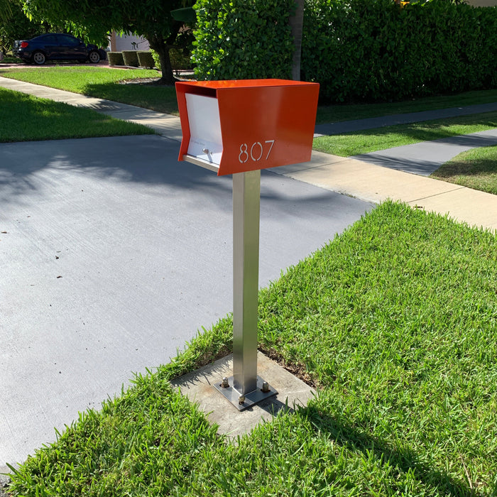 RetroBox-2.0 in CUSTOM COLORS - Modern Mailbox