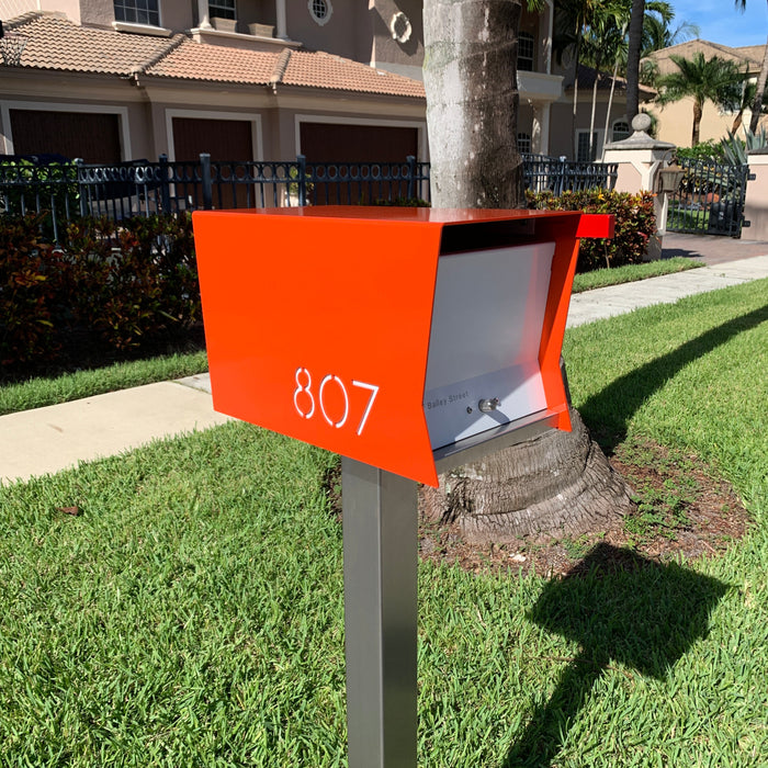 RetroBox-2.0 in CUSTOM COLORS - Modern Mailbox