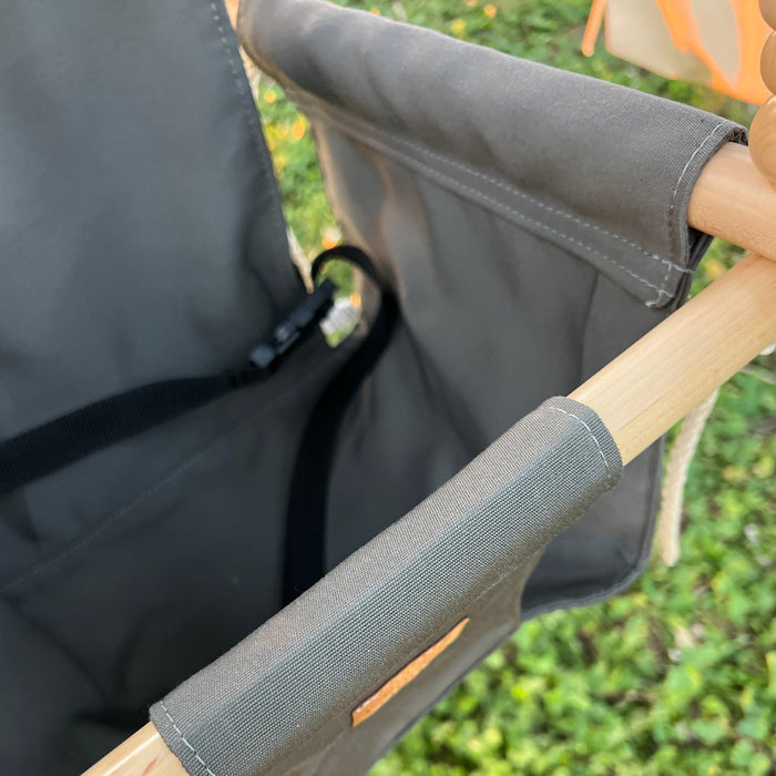 Premium Outdoor High Back Swing Slate