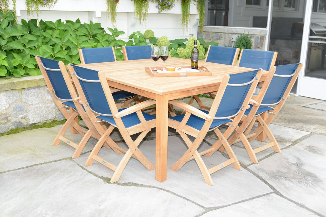 Three Birds Casual Newport Square Dining Table 62"