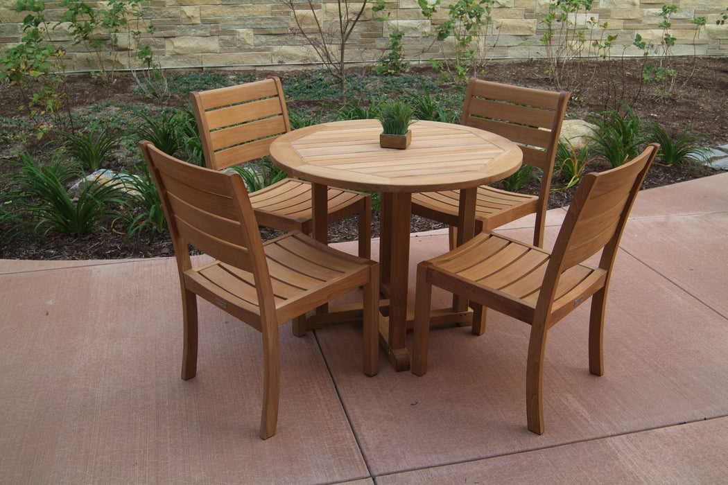 Three Birds Casual Oxford Round Dining Table 36"