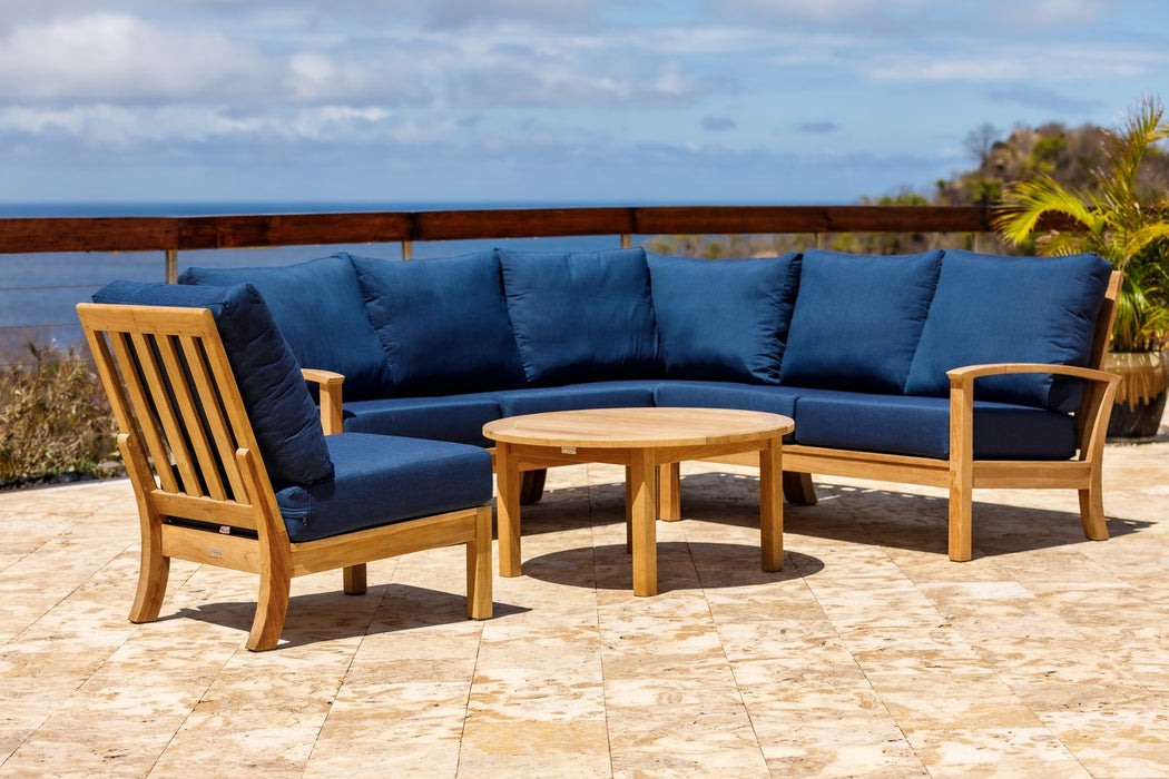 Three Birds Casual St. Lucia Left Facing Settee