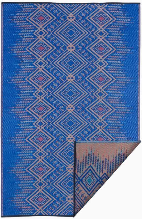 Jodhpur - Multi Blue Outdoor Rug for Patio