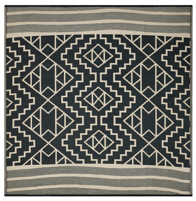 Kilimanjaro - Black Outdoor Rug for Patio FINAL SALE