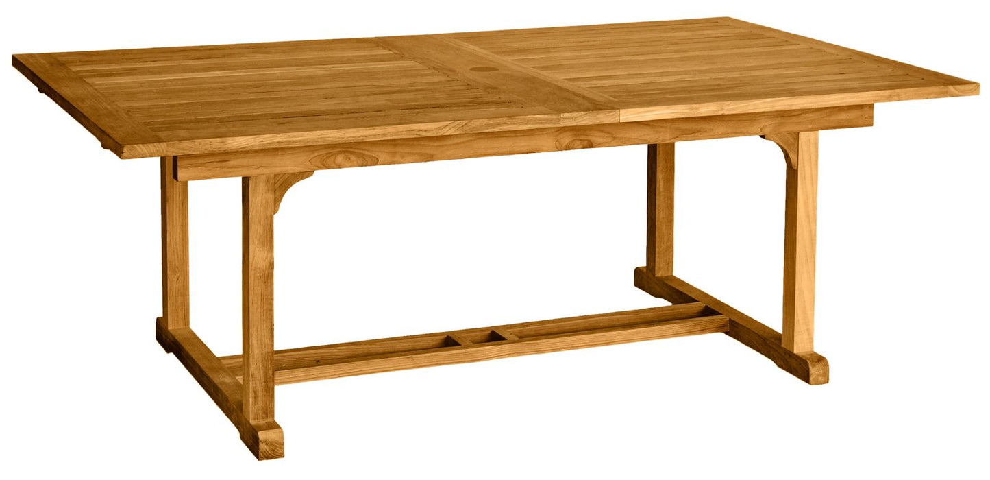 Three Birds Casual Chelsea Rectangle Extension Table 80"-115"