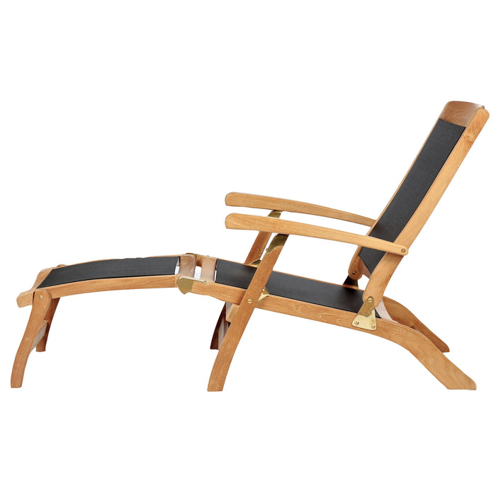 ARB Teak & Textilene Steamer Chair Lounger Colorado