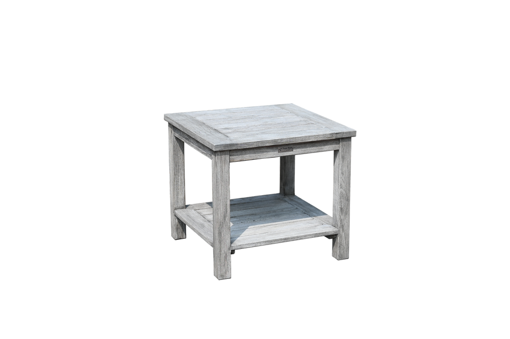 Three Birds Casual Shelburne Side Table With Lower Shelf 22"