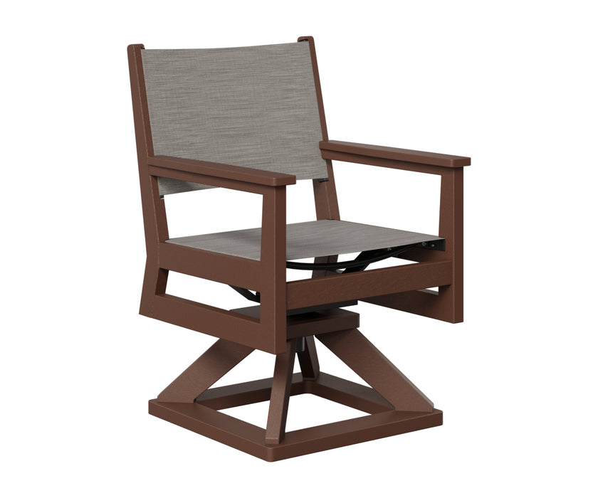Berlin Gardens Mayhew Swivel Rocker Dining Chair