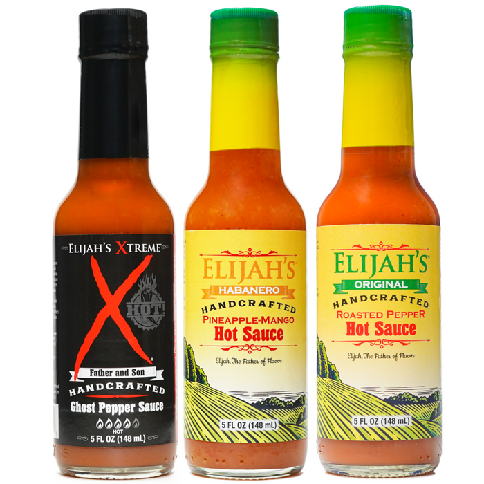 Mild & Hot Trio Hot Sauce Set