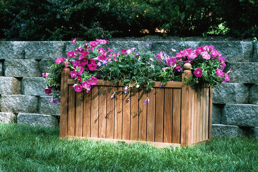 Three Birds Casual Rectangle Flower Box — Outdoor Rooms by Design