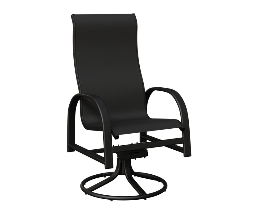 Berlin Gardens Murphy High Back Swivel Rocker Dining Chair