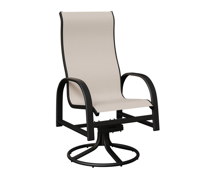Berlin Gardens Murphy High Back Swivel Rocker Dining Chair
