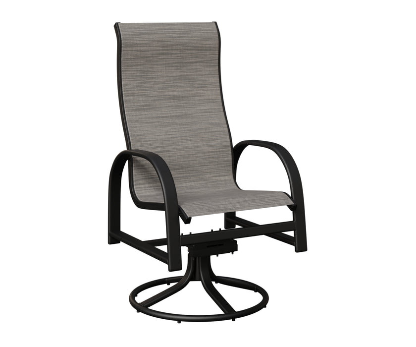 Berlin Gardens Murphy High Back Swivel Rocker Dining Chair