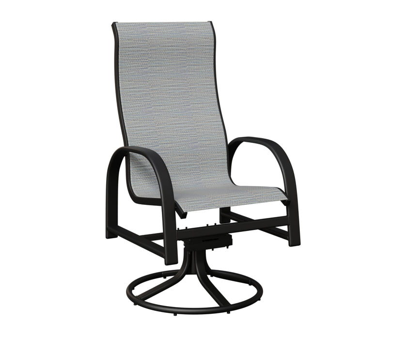Berlin Gardens Murphy High Back Swivel Rocker Dining Chair