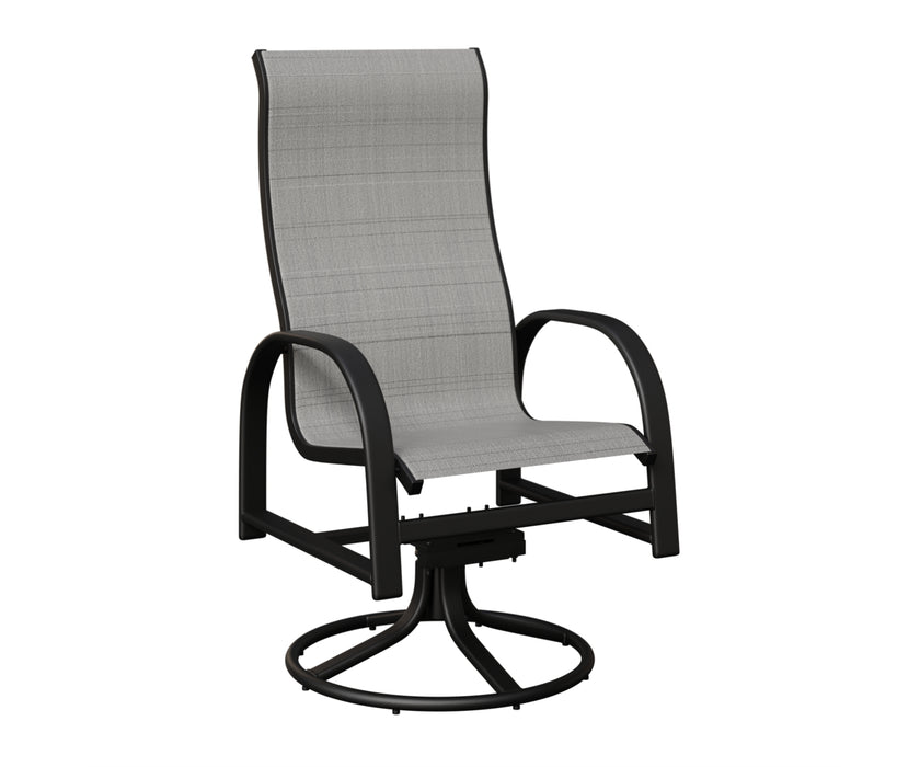 Berlin Gardens Murphy High Back Swivel Rocker Dining Chair