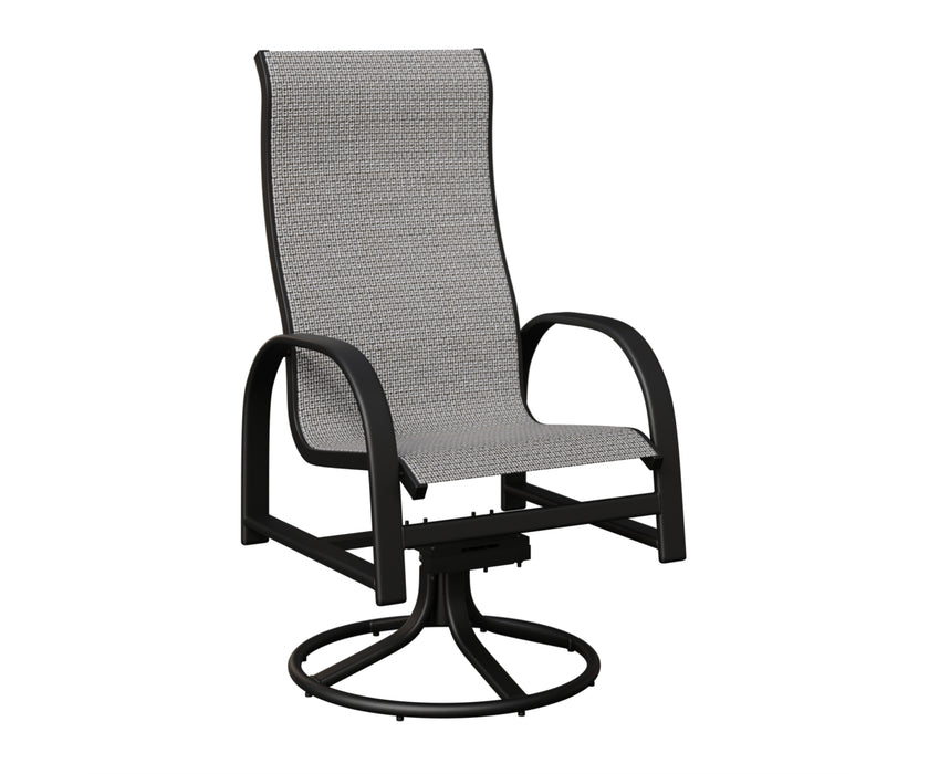 Berlin Gardens Murphy High Back Swivel Rocker Dining Chair