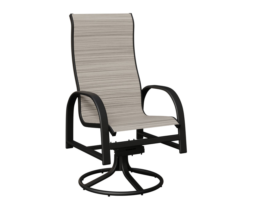 Berlin Gardens Murphy High Back Swivel Rocker Dining Chair