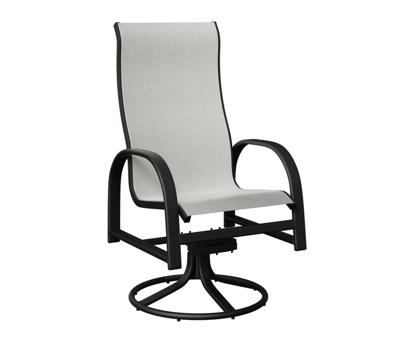 Berlin Gardens Murphy High Back Swivel Rocker Dining Chair