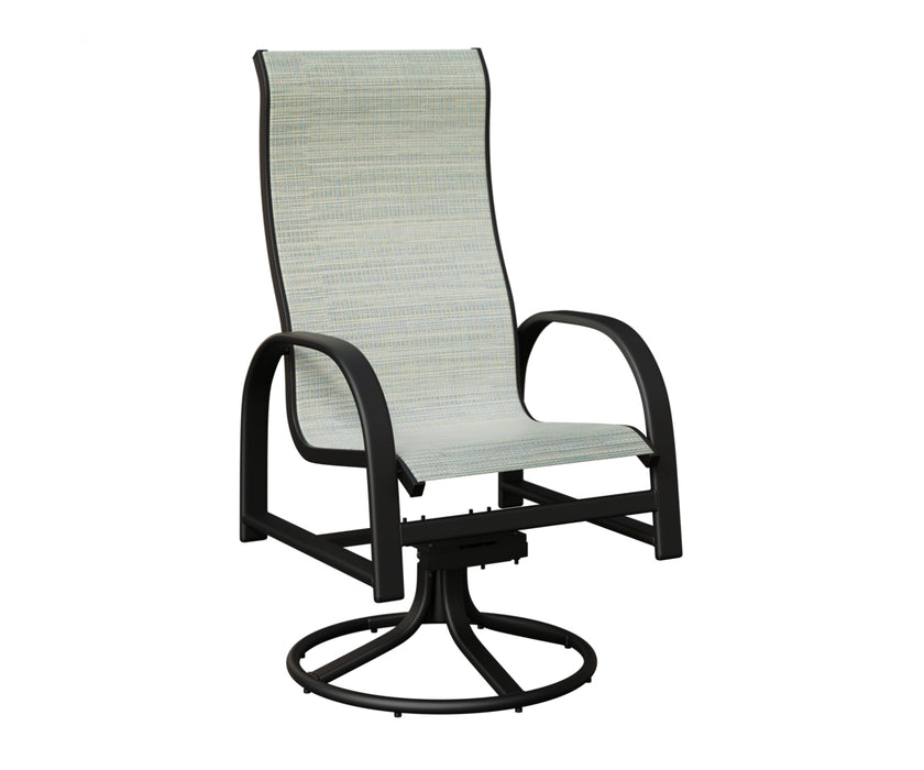 Berlin Gardens Murphy High Back Swivel Rocker Dining Chair