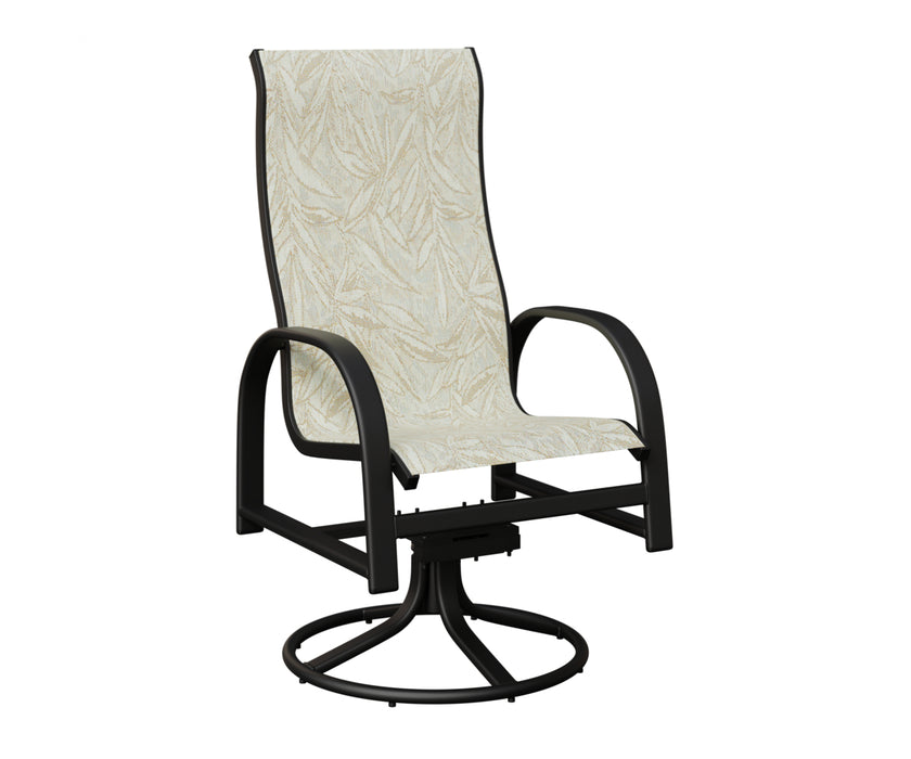 Berlin Gardens Murphy High Back Swivel Rocker Dining Chair