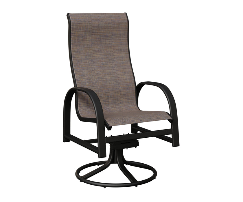 Berlin Gardens Murphy High Back Swivel Rocker Dining Chair