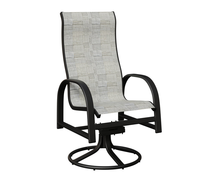 Berlin Gardens Murphy High Back Swivel Rocker Dining Chair