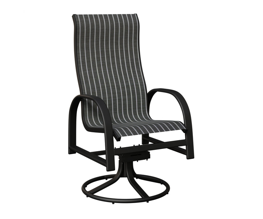 Berlin Gardens Murphy High Back Swivel Rocker Dining Chair