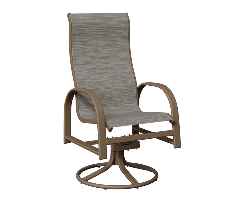 Berlin Gardens Murphy High Back Swivel Rocker Dining Chair