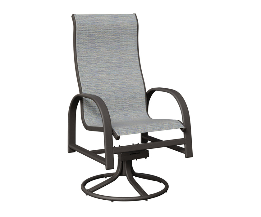 Berlin Gardens Murphy High Back Swivel Rocker Dining Chair
